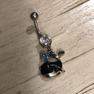 Whale belly ring